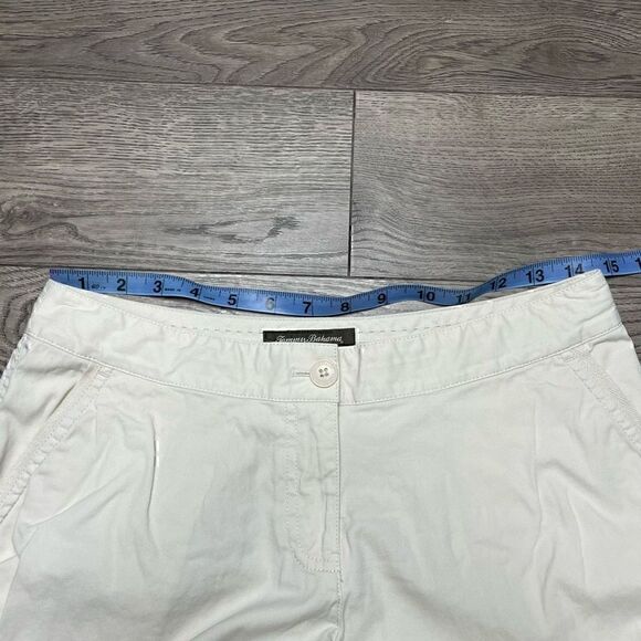Tommy Bahama Capri Pants Womens Size 2 Beige Ellery Fit - Picture 5 of 7